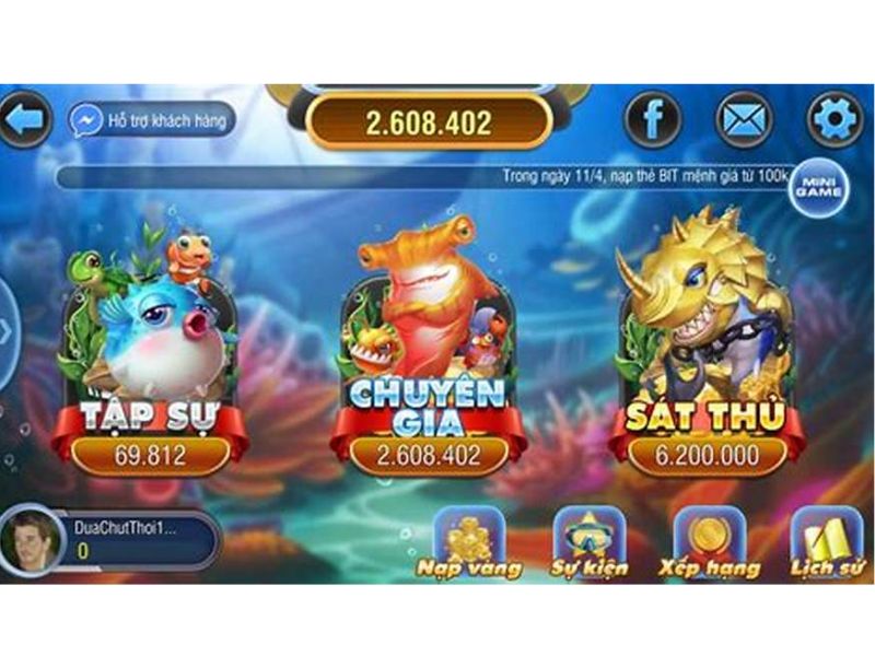 Khám phá đại dương cùng cổng game Win79